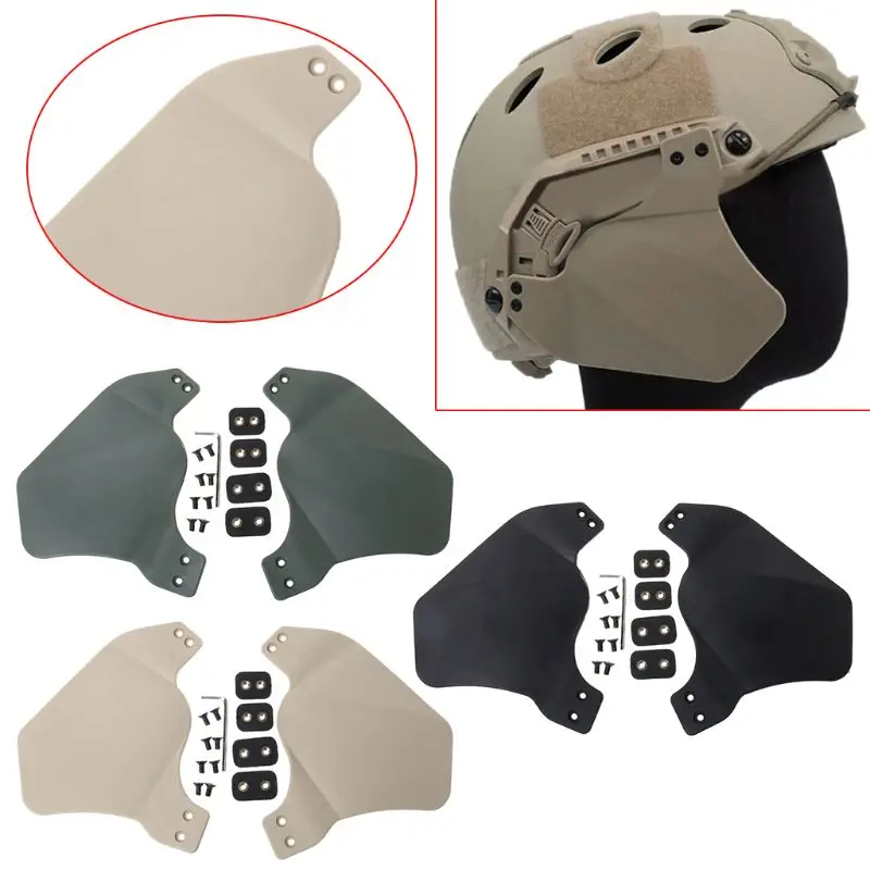 1 Pair Helmet Guard Tactical Tackle Outdoor Hunting Protective Safety Side Cover Airsoft Military Ears Head Protection Accessory
1 Pair Helmet Guard Tactical Tackle Outdoor Hunting Protective Safety Side Cover Airsoft Military Ears Head Protection Accessory