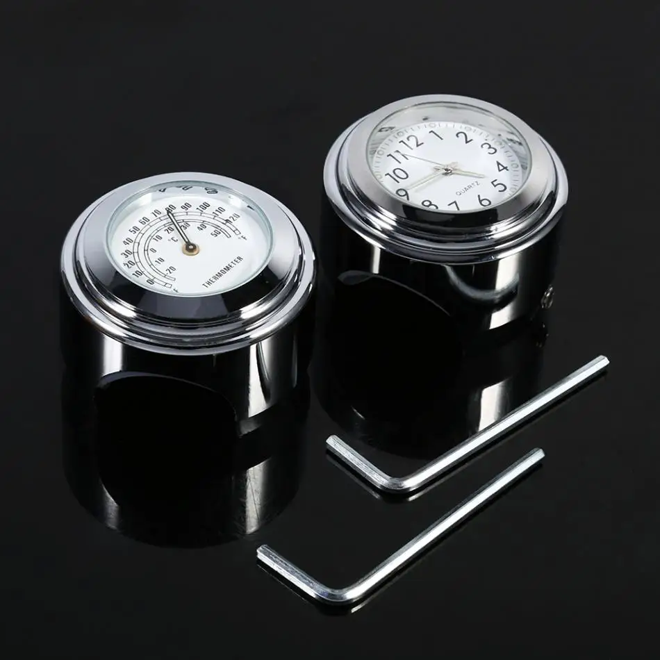 7/8" 1" Mini Waterproof Motorbike Clock Motorcycle Handlebar Mount Watch Dial Clock & Thermometer Temperature clock White Color
7/8" 1" Mini Waterproof Motorbike Clock Motorcycle Handlebar Mount Watch Dial Clock & Thermometer Temperature clock White Color