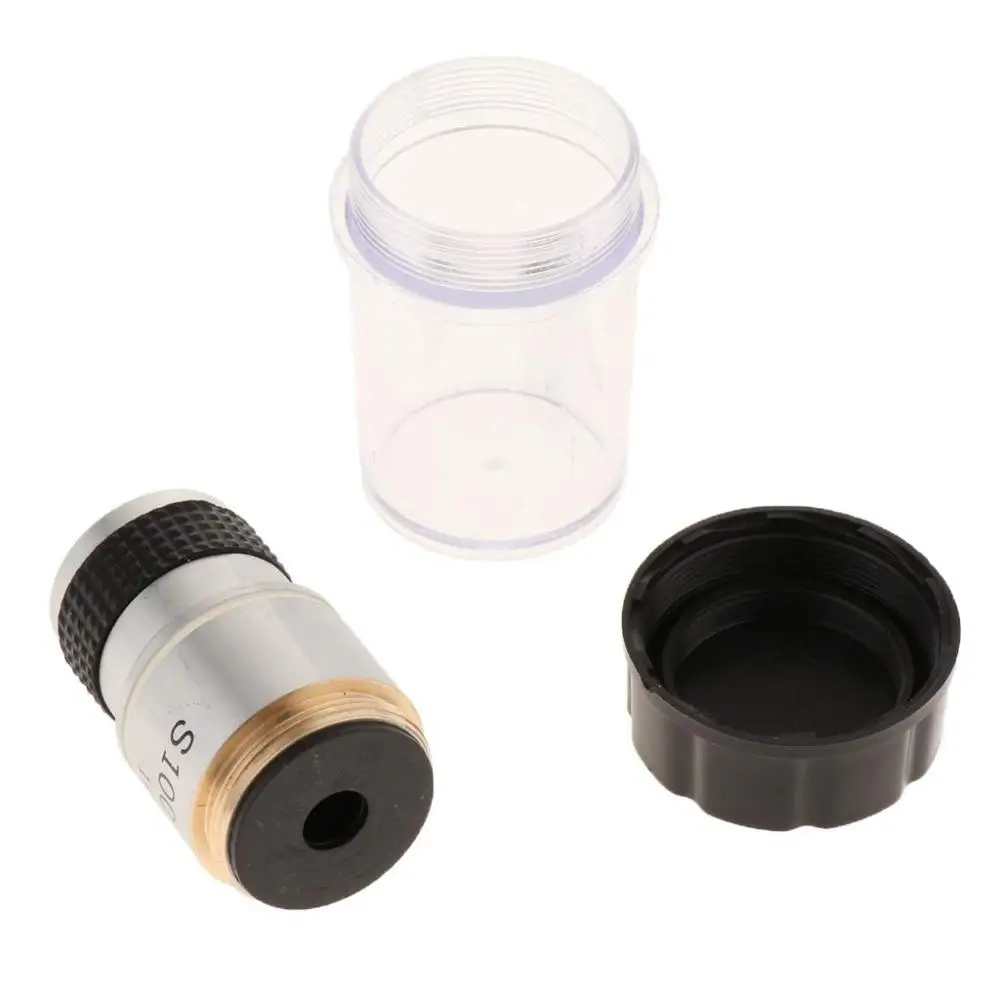 185 Biological Microscope 100X/1.25, DIN 160/0.17(Spring, Oil) Achromatic Microscope Objective Lens
185 Biological Microscope 100X/1.25, DIN 160/0.17(Spring, Oil) Achromatic Microscope Objective Lens