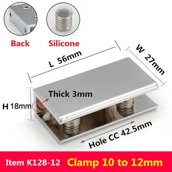2pcs/lot For 10 to 12mm glass board Rectangular shape Glass Clamps chrome finished Zinc Alloy Shelves Support Bracket Clips
2pcs/lot For 10 to 12mm glass board Rectangular shape Glass Clamps chrome finished Zinc Alloy Shelves Support Bracket Clips