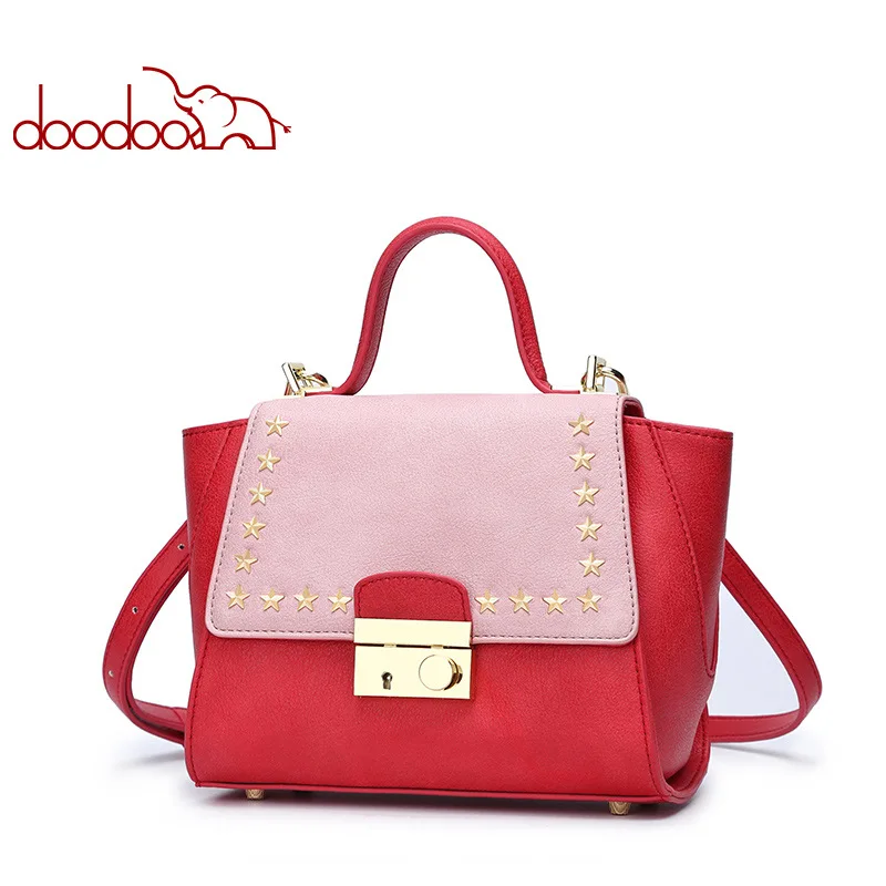 DooDoo brand rivets decorated portable women bags, 2018 new style casual single shoulder wing bags, rivets decorated women bags
DooDoo brand rivets decorated portable women bags, 2018 new style casual single shoulder wing bags, rivets decorated women bags