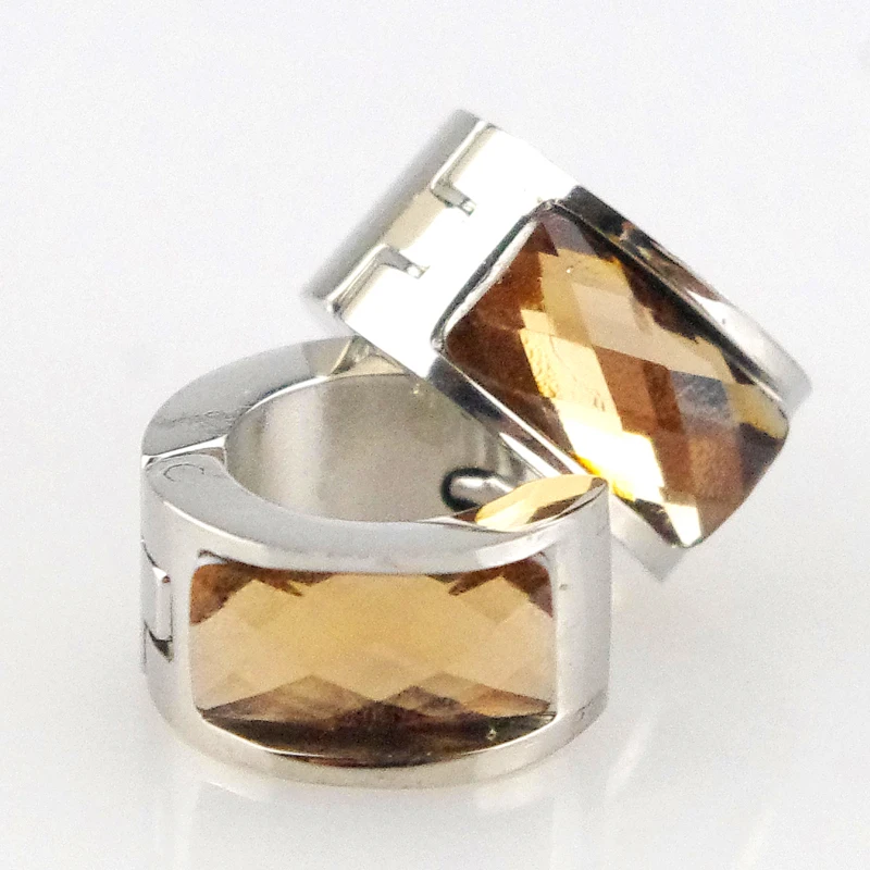 Brown Round Crystal Rhinestone Hoop Earrings Promotion 316L stainless steel for Women Best Gift Simple Design HZE001G
Brown Round Crystal Rhinestone Hoop Earrings Promotion 316L stainless steel for Women Best Gift Simple Design HZE001G