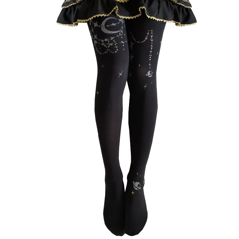 New Game high quality 80D Lolita sweet retro Knee socks Printed velvet Lycra stockings
New Game high quality 80D Lolita sweet retro Knee socks Printed velvet Lycra stockings
