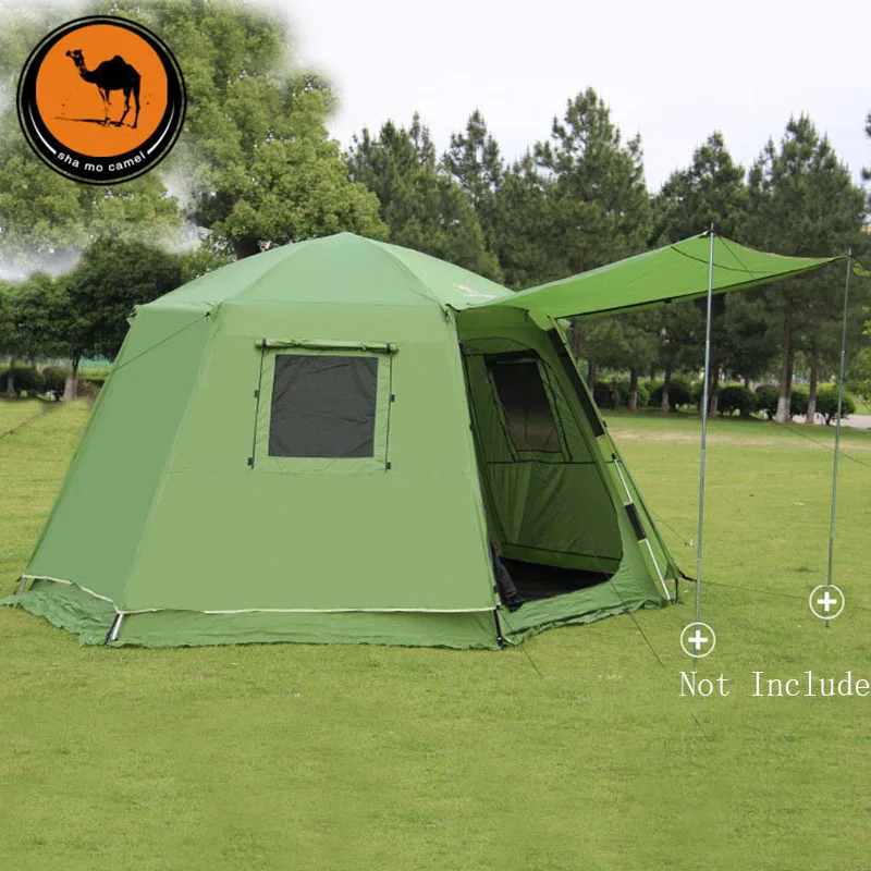 6-8 Person Ultralarge Double Layer Automatic Waterproof Professional Camping Tent Barraca Large Gazebo With Snow Skirt 
6-8 Person Ultralarge Double Layer Automatic Waterproof Professional Camping Tent Barraca Large Gazebo With Snow Skirt