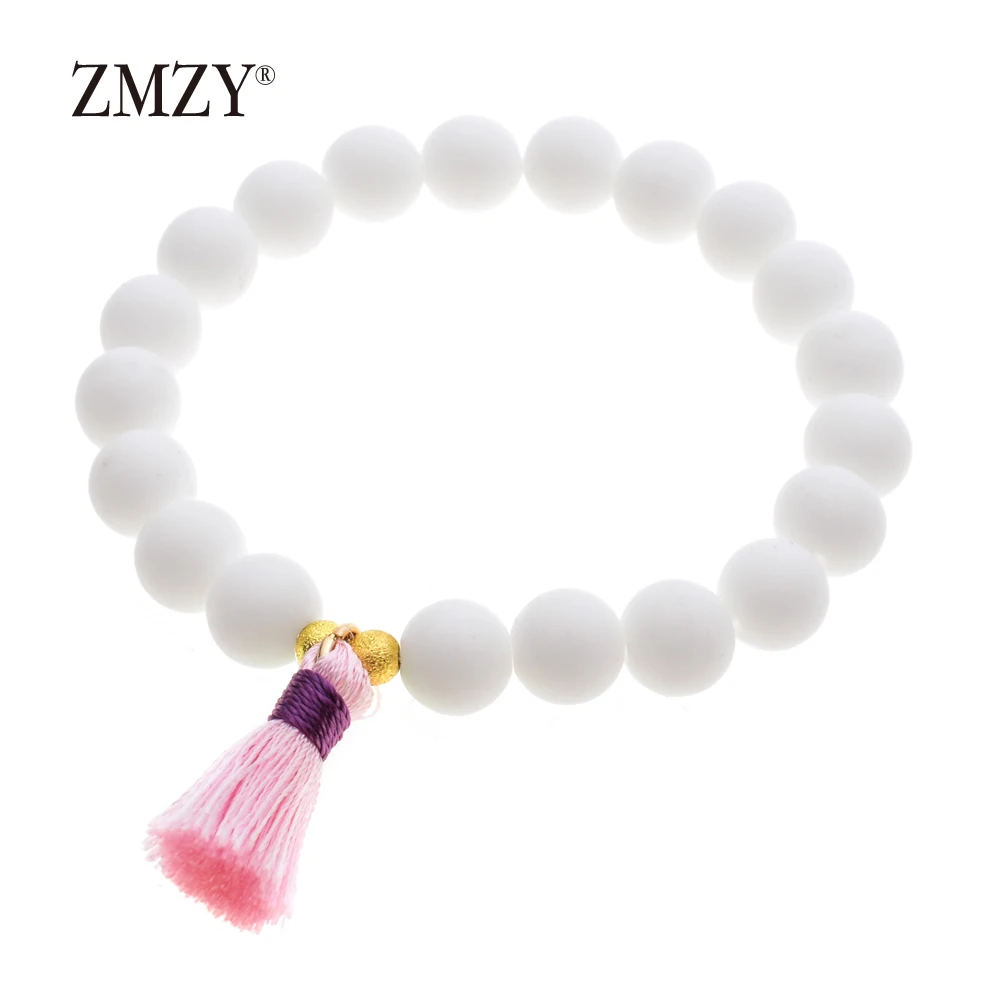 ZMZY Fashion Fresh Candy Women Bracelet White Beads Bangle Tassels Bracelets Tassel Bracelet Ladies Bohemian Elastic Jewelry
ZMZY Fashion Fresh Candy Women Bracelet White Beads Bangle Tassels Bracelets Tassel Bracelet Ladies Bohemian Elastic Jewelry