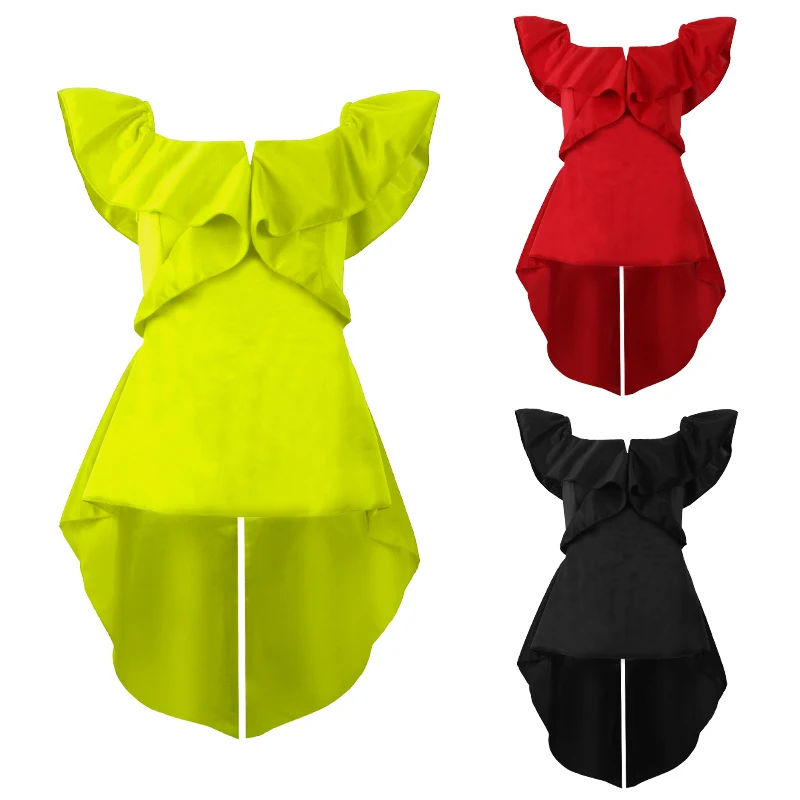 Asymmetrical Ruffles Peplum Top Women Summer Back Zipper Off Shoulder Shirts Sexy V Neck Women Mermaid Elegant Party Blouse
Asymmetrical Ruffles Peplum Top Women Summer Back Zipper Off Shoulder Shirts Sexy V Neck Women Mermaid Elegant Party Blouse