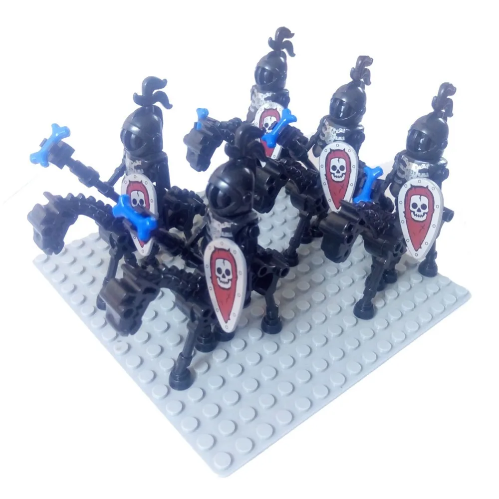 5 sets Skeleton Cavalryman Straight Skeleton Cavalry with Horse Phantom Ninja Hussars Building Block Loose Brick figure
5 sets Skeleton Cavalryman Straight Skeleton Cavalry with Horse Phantom Ninja Hussars Building Block Loose Brick figure
