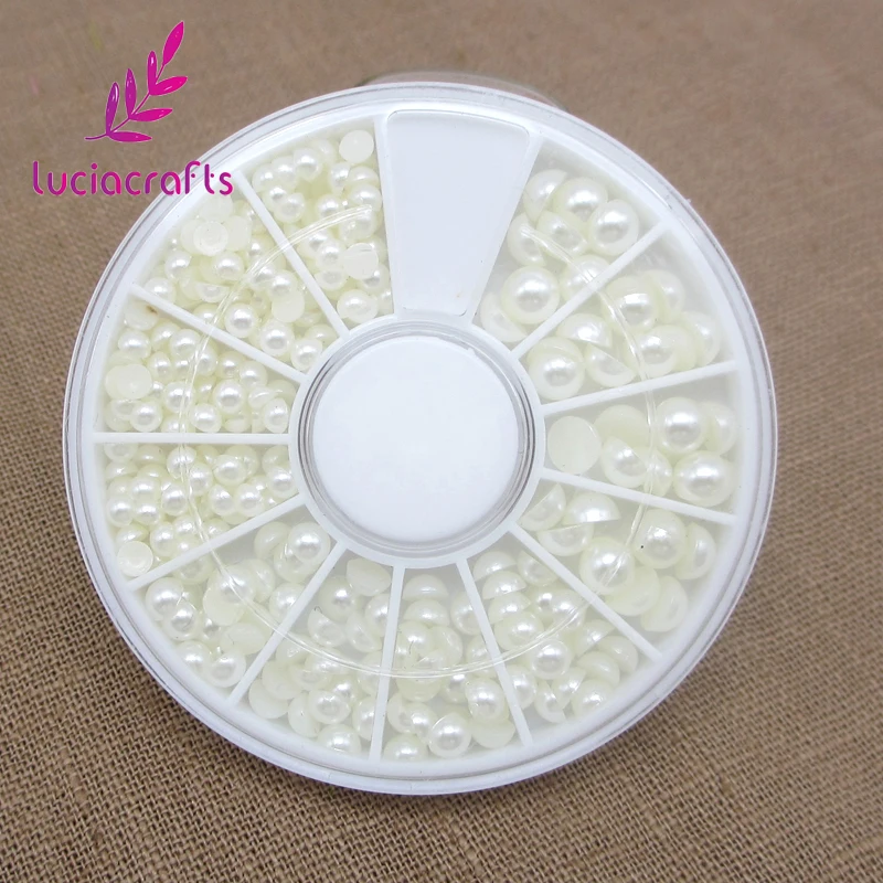 Lucia crafts 1box/lot(260pcs/lot) Mixed sizes 3/4/5mm Half Round ABS Flatback Pearls Rhinestone F1009
Lucia crafts 1box/lot(260pcs/lot) Mixed sizes 3/4/5mm Half Round ABS Flatback Pearls Rhinestone F1009