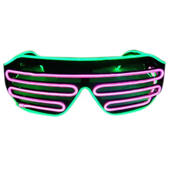 LED Sunglasses Flashing EL Wire Luminous Light Up Neon Glasses Costumes Party Decorative Lighting Activing Props Gifts A
LED Sunglasses Flashing EL Wire Luminous Light Up Neon Glasses Costumes Party Decorative Lighting Activing Props Gifts A