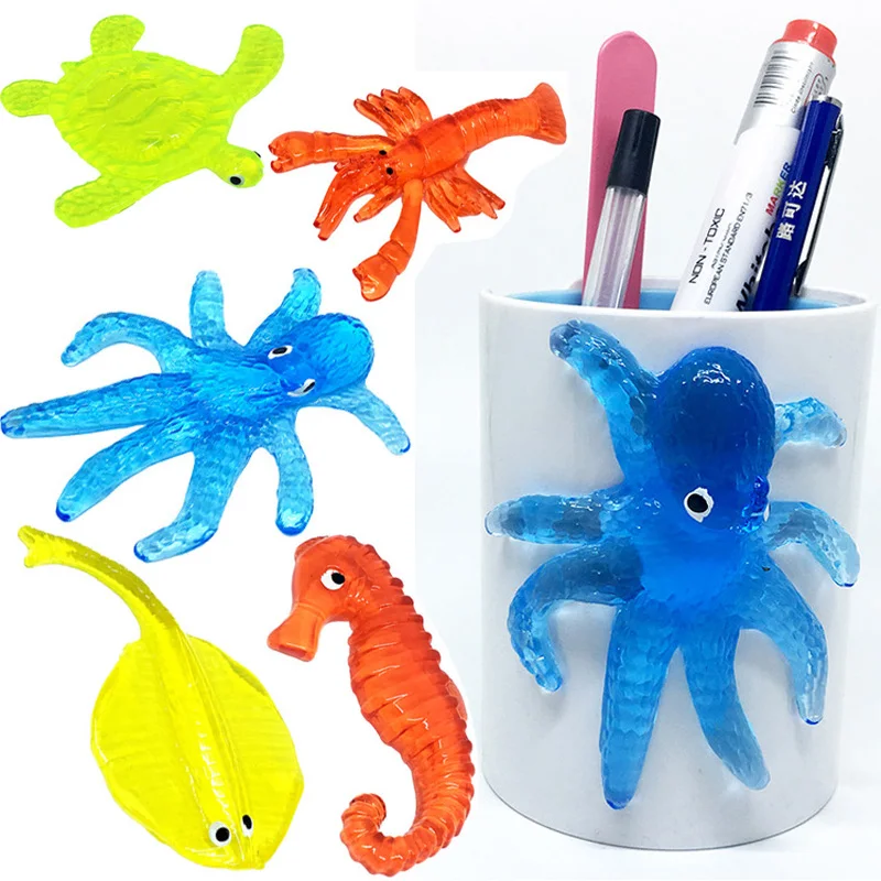 12Pcs/lot New sea simulation marine moving TPR soft plastic material paste vent decompression children's toys
12Pcs/lot New sea simulation marine moving TPR soft plastic material paste vent decompression children's toys