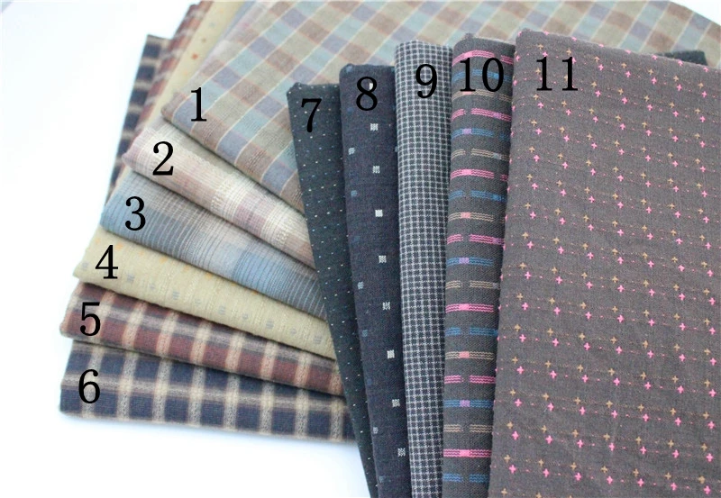 50*140cm Retro Soft Basic Patchwork Japanese Yarn Dyed Cotton Fabric for Sew Quilt Pattern Fabrics Sew Tissu Tilda
50*140cm Retro Soft Basic Patchwork Japanese Yarn Dyed Cotton Fabric for Sew Quilt Pattern Fabrics Sew Tissu Tilda