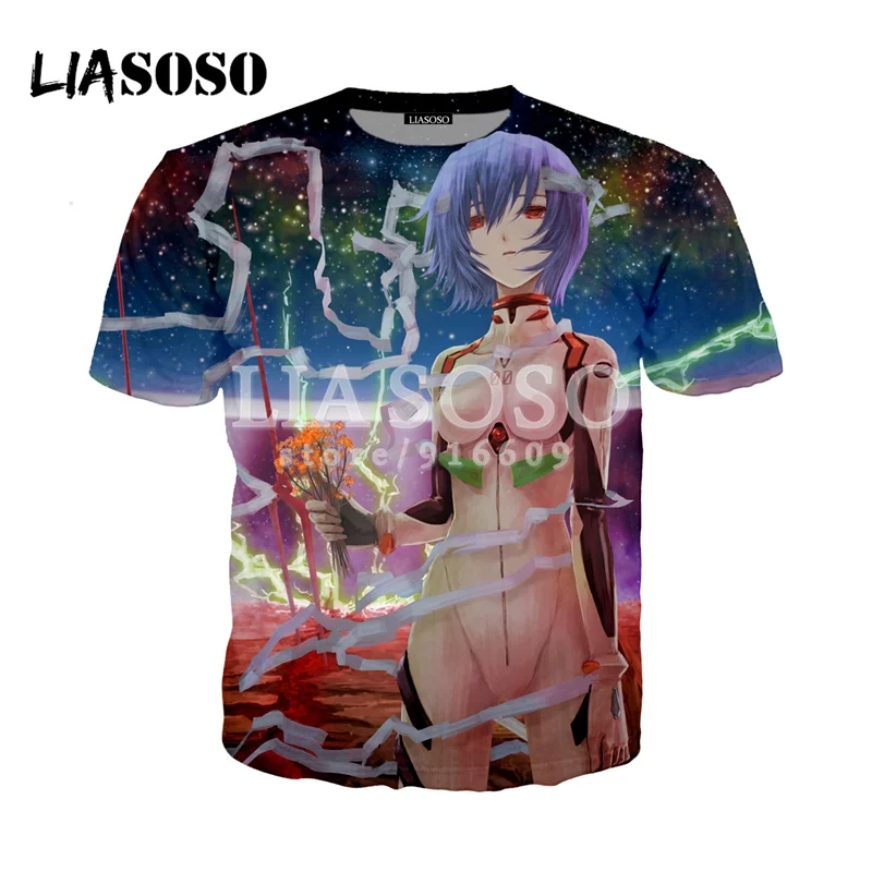 LIASOSO NEW Anime Evangelion Shirts 3D Print T shirt/Hoodie/Sweatshirt Hipster Good Quality Cosplay Unisex tshirt Tops X027
LIASOSO NEW Anime Evangelion Shirts 3D Print T shirt/Hoodie/Sweatshirt Hipster Good Quality Cosplay Unisex tshirt Tops X027
