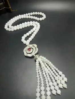 Koraba Fine Jewelry Natural White Jade Bead Necklace, Fashionable Beautiful Lady's Best Present Free Shipping
Koraba Fine Jewelry Natural White Jade Bead Necklace, Fashionable Beautiful Lady's Best Present Free Shipping
