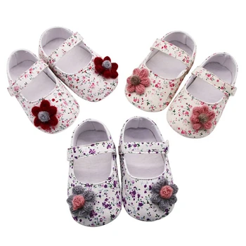 Nylon Clasp Baby Girl Breathable Floral Print Anti-Slip Shoes With Flower Casual Sneakers Toddler Soft Soled First Walkers
Nylon Clasp Baby Girl Breathable Floral Print Anti-Slip Shoes With Flower Casual Sneakers Toddler Soft Soled First Walkers