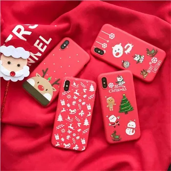Christmas Tree Phone Case Santa Claus Snowman Cases For iPhone XS Max X XR 8 7 Plus 6S Plus TPU Silicone Cover Christmas Gift
Christmas Tree Phone Case Santa Claus Snowman Cases For iPhone XS Max X XR 8 7 Plus 6S Plus TPU Silicone Cover Christmas Gift
