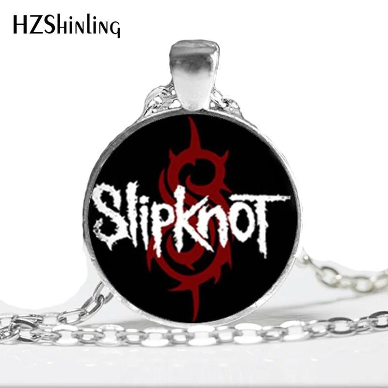 HZ--A553 New Slipknot Necklace Glass Slipknot Pendant Rock Band Jewelry Glass Dome Pendant Necklace HZ1
HZ--A553 New Slipknot Necklace Glass Slipknot Pendant Rock Band Jewelry Glass Dome Pendant Necklace HZ1