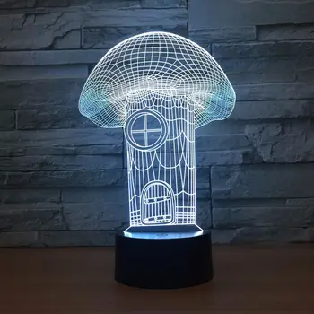 Mushroom House 3d Lamp 7 Color Led Night Lamps For Kids Touch Led Usb Table Lampara Lampe Baby Sleeping Nightlight Drop Ship
Mushroom House 3d Lamp 7 Color Led Night Lamps For Kids Touch Led Usb Table Lampara Lampe Baby Sleeping Nightlight Drop Ship