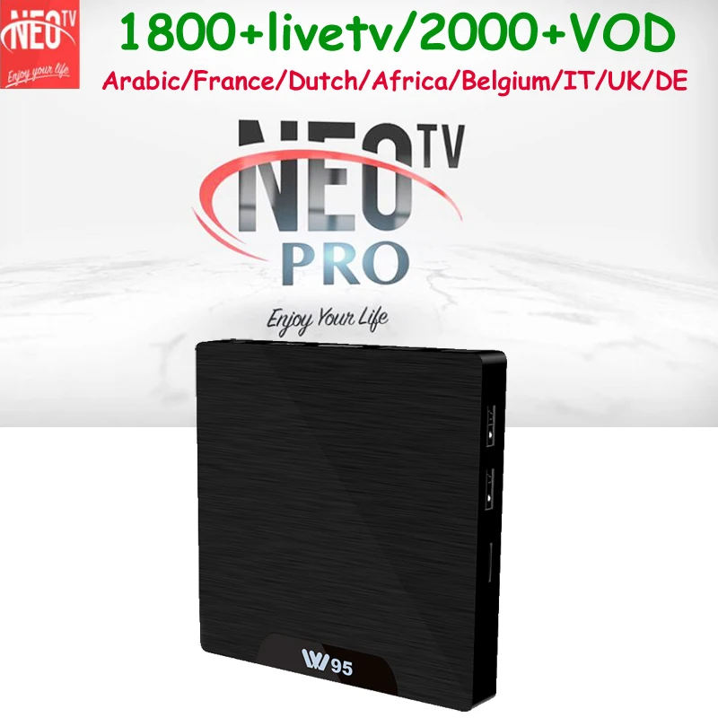 Amlogic S905X Smart tv Arabic IPTV Box W95 2G/16G With one year neotv pro to Watch Europe France Netherlands African channel
Amlogic S905X Smart tv Arabic IPTV Box W95 2G/16G With one year neotv pro to Watch Europe France Netherlands African channel