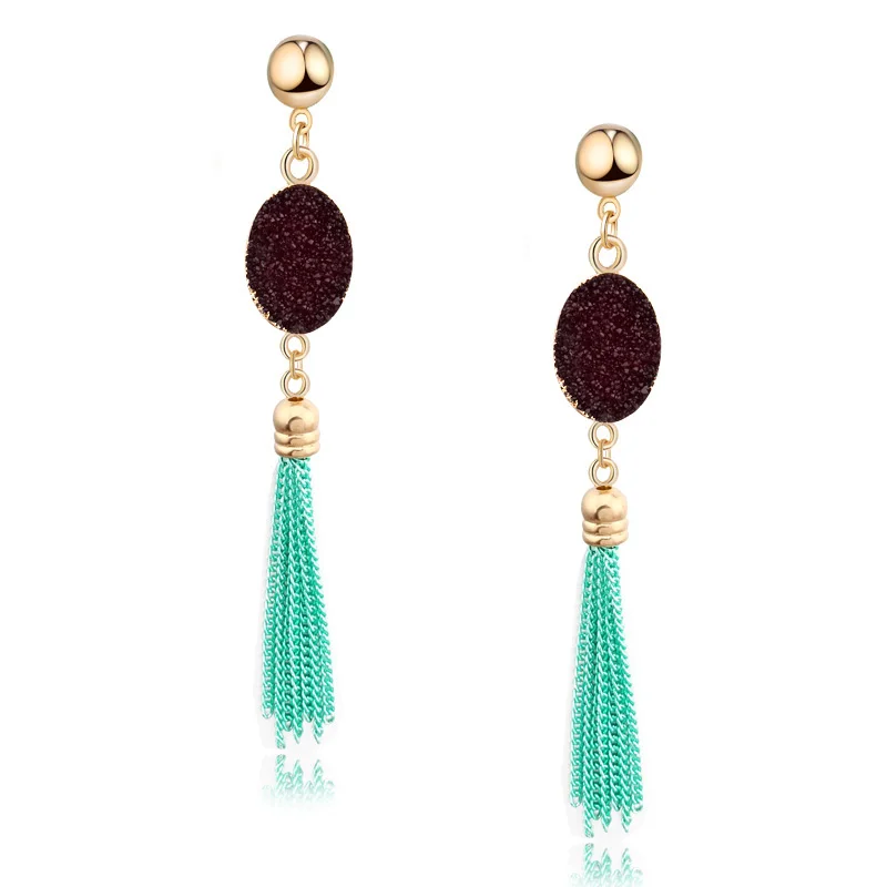1pair Boho Resin Resina Earings Borla Tassel Dangle Earrings Pendientes For Women Jewelry Long Grandes Drop Earring Gift E0453
1pair Boho Resin Resina Earings Borla Tassel Dangle Earrings Pendientes For Women Jewelry Long Grandes Drop Earring Gift E0453