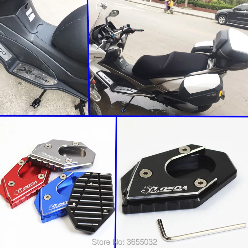mosda Motorcycle CNC Aluminum Side Stand Enlarger Plate Kickstand Enlarge Extension For KYMCO Downtown 300i Downtown 350i 300
mosda Motorcycle CNC Aluminum Side Stand Enlarger Plate Kickstand Enlarge Extension For KYMCO Downtown 300i Downtown 350i 300
