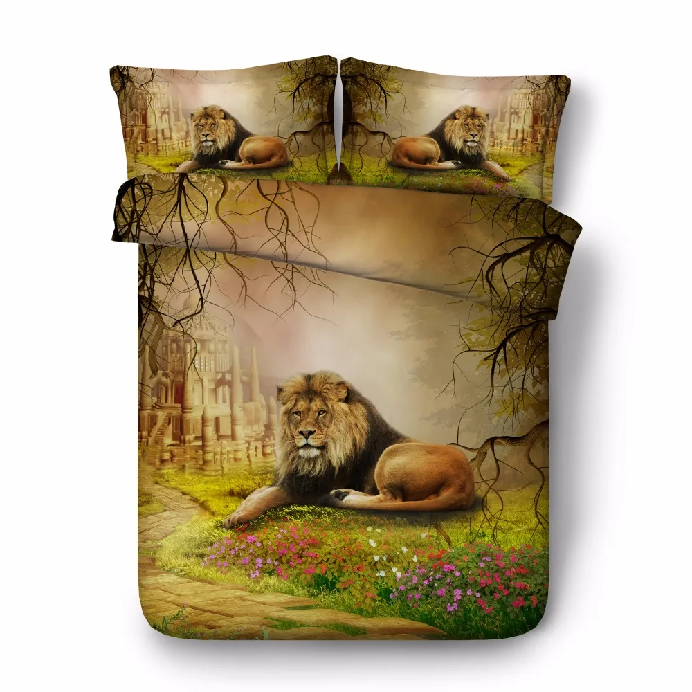 animal bed cover sets 3D lion conforter set nature bedroom decor egyptian cotton bedding queen size bedspread adult home textile
animal bed cover sets 3D lion conforter set nature bedroom decor egyptian cotton bedding queen size bedspread adult home textile