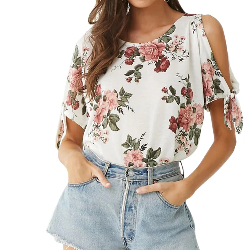 Women Blouses 2019 Fashion Short Sleeve Off Shoulder Office Shirt Chiffon Blouse Floral Print Top Casual Tops Blusas Femininas
Women Blouses 2019 Fashion Short Sleeve Off Shoulder Office Shirt Chiffon Blouse Floral Print Top Casual Tops Blusas Femininas