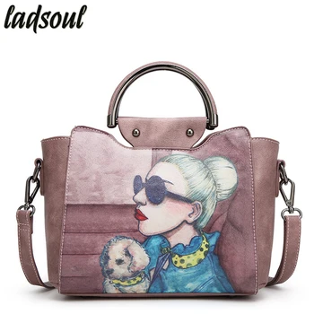 LADSOUL Character Printing Women Handbags Good Quality Shoulder Bag Bolsas Large Capacity Tote Women Messenger Bags A1371/g
LADSOUL Character Printing Women Handbags Good Quality Shoulder Bag Bolsas Large Capacity Tote Women Messenger Bags A1371/g