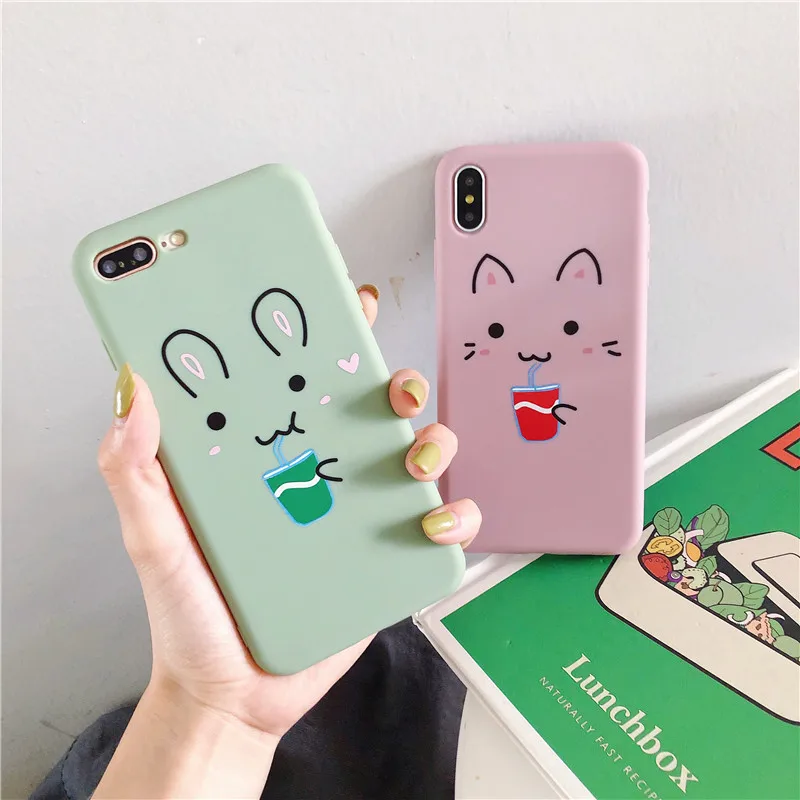Funny Rabbit Silicone Phone Cases For iPhone X XR XS MAX Confectionery silicone tpu Cover for iPhone 6 6S Plus 7 7Plus 8 8Plus
Funny Rabbit Silicone Phone Cases For iPhone X XR XS MAX Confectionery silicone tpu Cover for iPhone 6 6S Plus 7 7Plus 8 8Plus