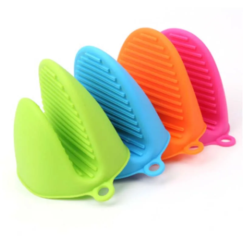 Oven Gloves Food Grade Thicken Silicone Anti-scalding Insulation Protective Clamp | Дом и сад