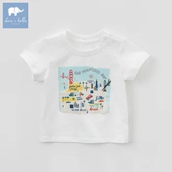 DBA6408 dave bella summer unisex infant baby girls boys fashion t-shirt kids cotton handsome tops children high quality tee
DBA6408 dave bella summer unisex infant baby girls boys fashion t-shirt kids cotton handsome tops children high quality tee