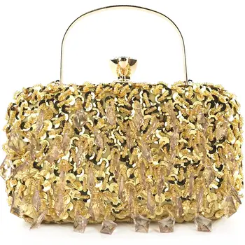 Socialite Women Sequin Tassel Evening Bags Wedding Party Bridal Beaded Purse Crystal Clutch Handbag Bolso Fiesta Mujer
Socialite Women Sequin Tassel Evening Bags Wedding Party Bridal Beaded Purse Crystal Clutch Handbag Bolso Fiesta Mujer