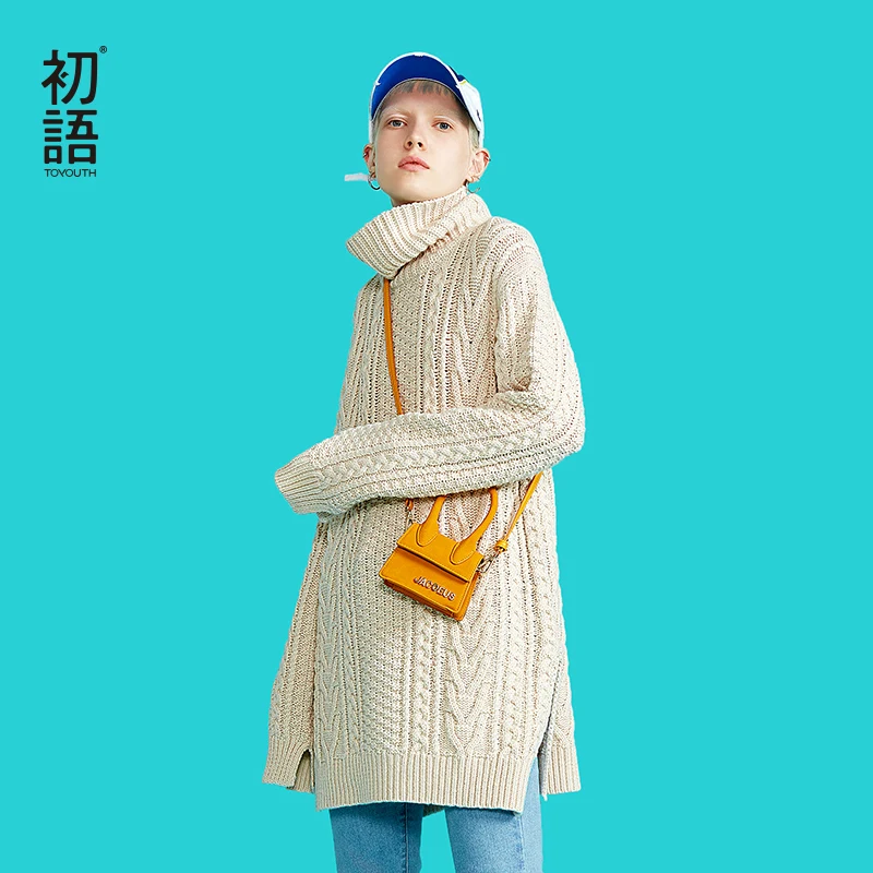 Toyouth Turtleneck Women Sweater Twist Striped Loose Sweaters Solid Ladies Korea Pullover Plus Size Sweater Jumper Sueter Mujer
Toyouth Turtleneck Women Sweater Twist Striped Loose Sweaters Solid Ladies Korea Pullover Plus Size Sweater Jumper Sueter Mujer