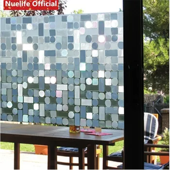 Circle square pattern glueless static pvc glass film living room kids room bedroom bathroom office UV window film 
Circle square pattern glueless static pvc glass film living room kids room bedroom bathroom office UV window film