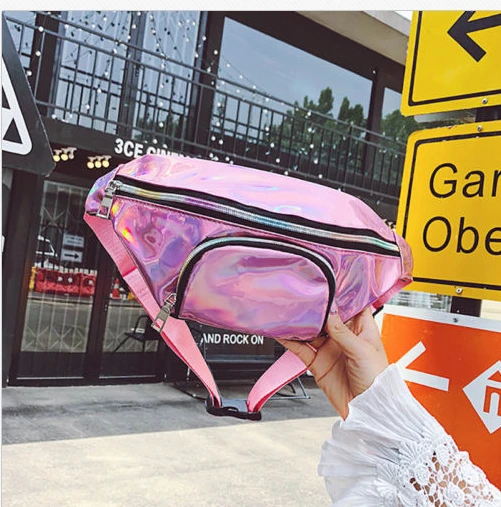 Iridescent Holographic Fanny Pack Women Waist Bag Ladies PVC Purse Shoulder Chest Messenger Bag
Iridescent Holographic Fanny Pack Women Waist Bag Ladies PVC Purse Shoulder Chest Messenger Bag