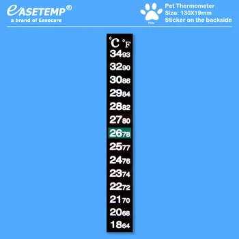 10pcs/lot Free Shipping Pet Thermometer for Dogs, Cats, Birds, Reptiles and Amphibians, 18-34 degree
10pcs/lot Free Shipping Pet Thermometer for Dogs, Cats, Birds, Reptiles and Amphibians, 18-34 degree