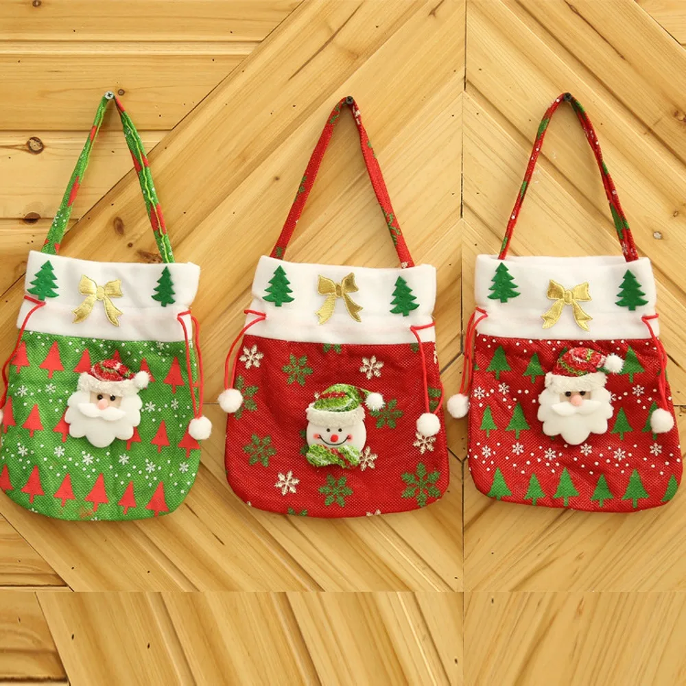 Christmas Gift Bags Santa Claus Snowmen Christmas Candy Bag Stocking Holder Hanging Xmas Tree Decorations Ornaments
Christmas Gift Bags Santa Claus Snowmen Christmas Candy Bag Stocking Holder Hanging Xmas Tree Decorations Ornaments