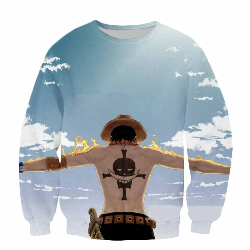 New Funny Anime One Piece Sweatshirts Portgas Ace 3d print Hoodies White clouds Sweats Women Men Unisex Pullovers Outerwear tops
New Funny Anime One Piece Sweatshirts Portgas Ace 3d print Hoodies White clouds Sweats Women Men Unisex Pullovers Outerwear tops
