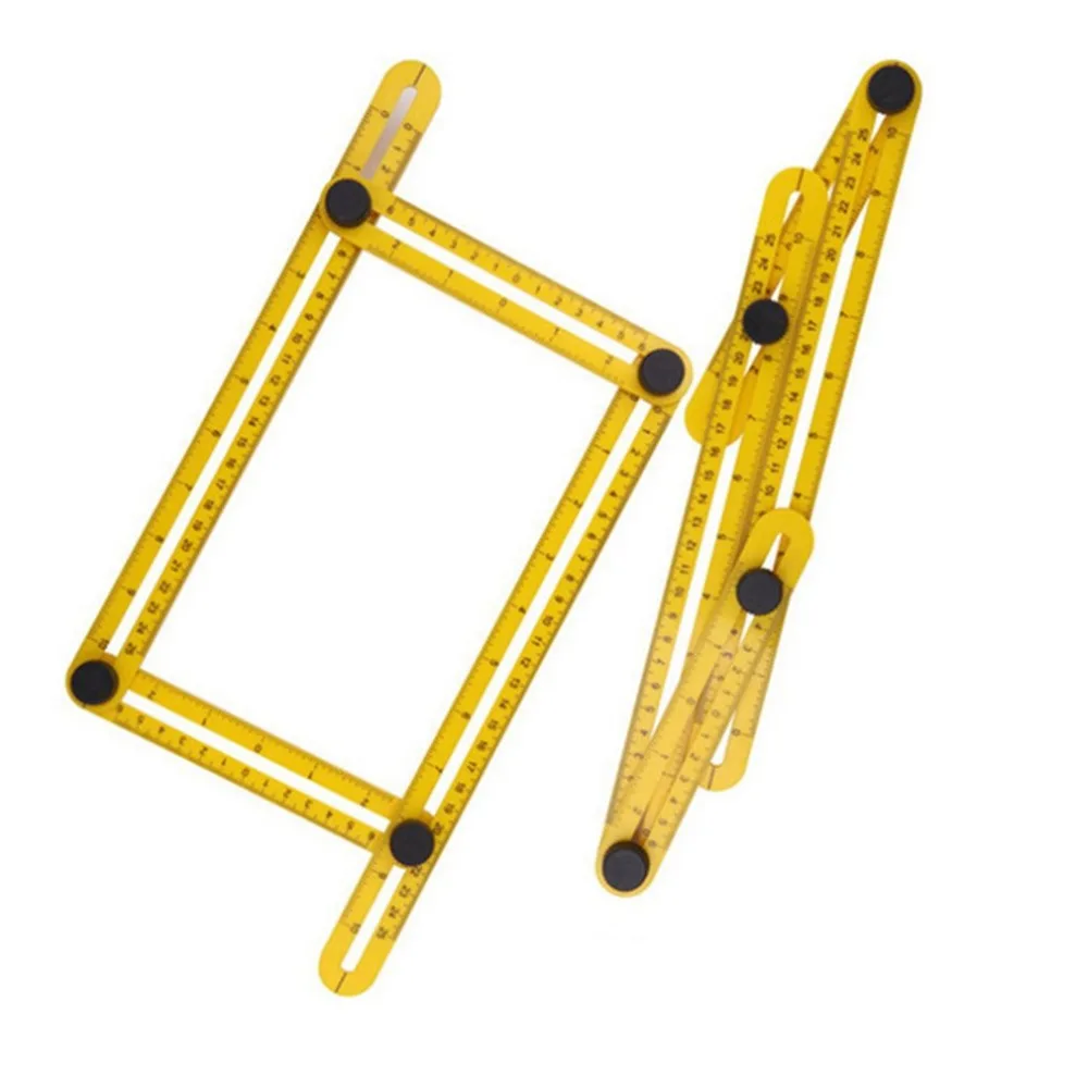 Drawing Ruler Office Multifunction Multi-angle Drawing Ruler Four Corners Activities Folding Feet Hardware Measure Tools
Drawing Ruler Office Multifunction Multi-angle Drawing Ruler Four Corners Activities Folding Feet Hardware Measure Tools