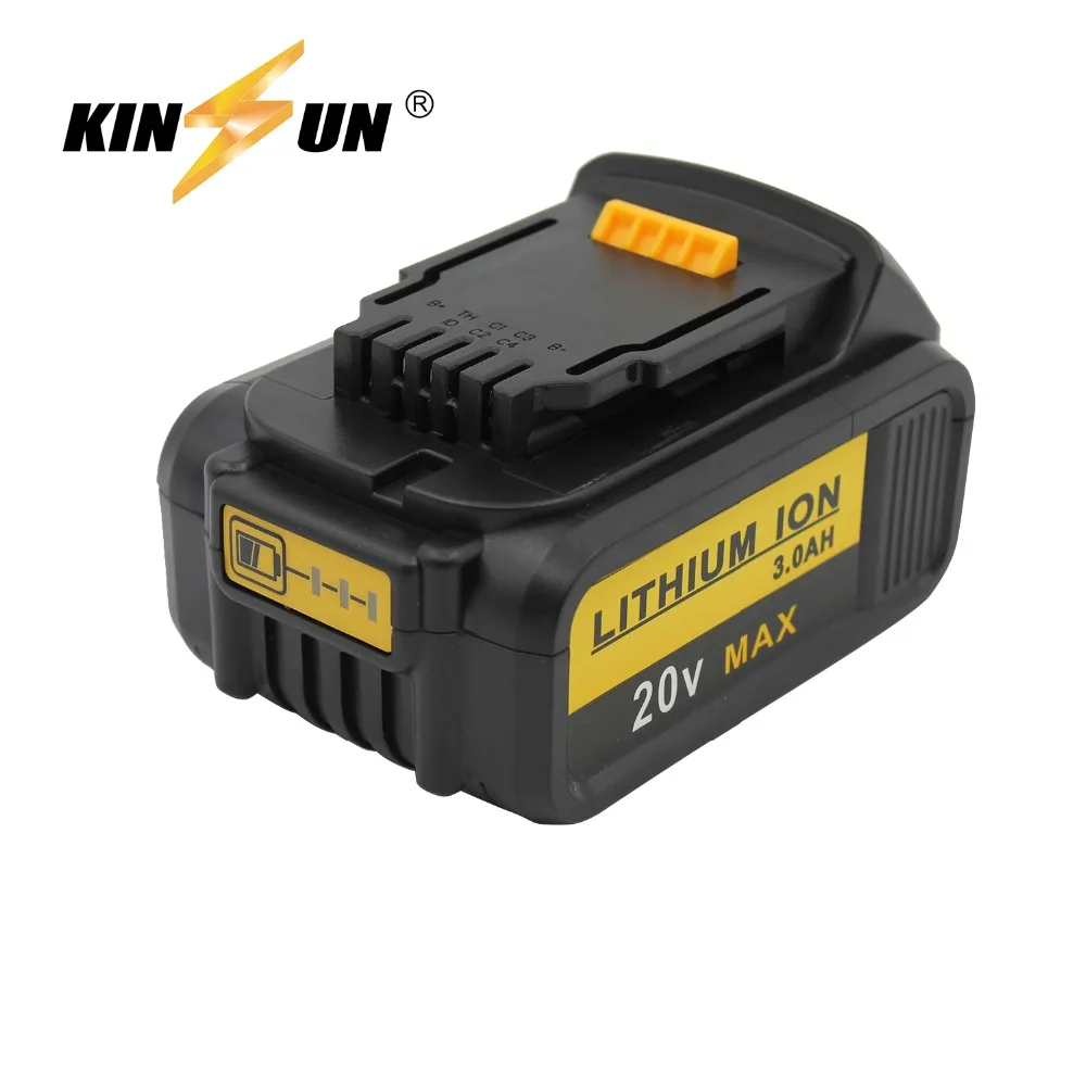KINSUN Replacement Power Tool Battery 20V 3.0Ah Li-Ion for Dewalt Cordless Drill N123283 N123282 DCB201 DCB200 DCB181-XJ DCB181
KINSUN Replacement Power Tool Battery 20V 3.0Ah Li-Ion for Dewalt Cordless Drill N123283 N123282 DCB201 DCB200 DCB181-XJ DCB181