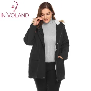 IN'VOLAND Plus Size L-4XL Women Warm Jacket Coat Winter Casual Large Solid Fleece Hooded Thickened Puffer Jacket Big Size
IN'VOLAND Plus Size L-4XL Women Warm Jacket Coat Winter Casual Large Solid Fleece Hooded Thickened Puffer Jacket Big Size