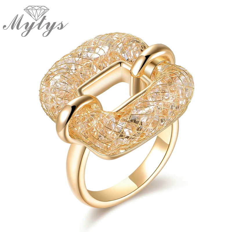 Mytys Square Ring Crystal Wire Mesh Net Hollow Ring for Women Fashion Trendy Jewelry Accessory R1218
Mytys Square Ring Crystal Wire Mesh Net Hollow Ring for Women Fashion Trendy Jewelry Accessory R1218