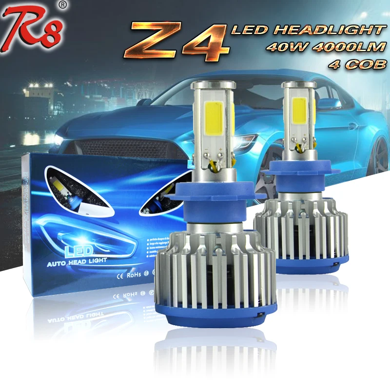 Factory-Sales Directly Z4 12V 40W 4000LM Universal Super Bright External Lights Car LED Headlights/ Car LED Lamp /LED Bulb H7 Factory-Sales Directly Z4 12V 40W 4000LM Universal Super Bright External Lights Car LED Headlights/ Car LED Lamp /LED Bulb H7<br><br>Aliexpress