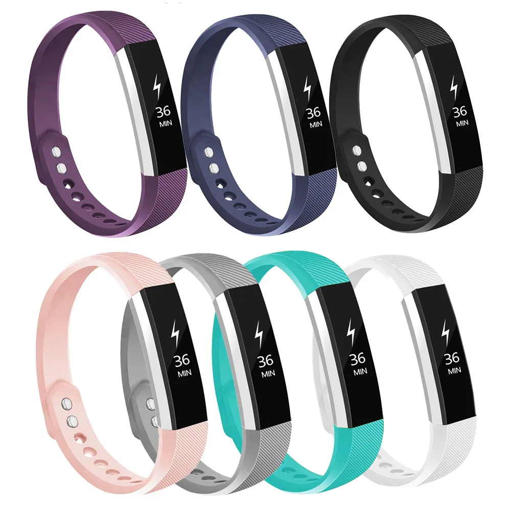 

Honecumi Sport Bands Replacement for Fitbit Alta and Fitbit Alta HR Silicone Watch Band Bracelet For Fitbit Alta HR Small Large