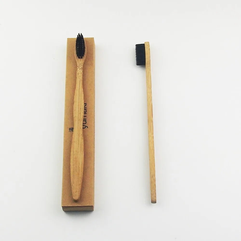 50 Pieces Black 100% Bamboo Toothbrush Wood toothbrush Novelty Bamboo soft-bristle Capitellum Bamboo Fibre Wooden Handle
50 Pieces Black 100% Bamboo Toothbrush Wood toothbrush Novelty Bamboo soft-bristle Capitellum Bamboo Fibre Wooden Handle