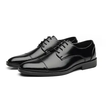 2020 Elegant Men Formal Leather Shoes Business Shoes Men's Dress Shoes for Party Plat Lace Up Pointed Toe Shoes Men Fashion 
2020 Elegant Men Formal Leather Shoes Business Shoes Men's Dress Shoes for Party Plat Lace Up Pointed Toe Shoes Men Fashion