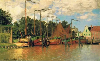 High quality Oil painting Canvas Reproductions Boats at Zaandam (1871) By Claude Monet hand painted
High quality Oil painting Canvas Reproductions Boats at Zaandam (1871) By Claude Monet hand painted