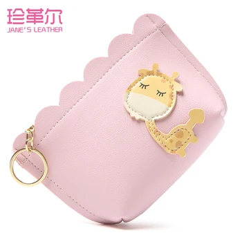 JANE'S LEATHER Cartoon Girls Women's Cute Giraffe Coin Purse Small Change Wallet Keychain Cards Bag Porte Monnaie Kids Gift 2019
JANE'S LEATHER Cartoon Girls Women's Cute Giraffe Coin Purse Small Change Wallet Keychain Cards Bag Porte Monnaie Kids Gift 2019