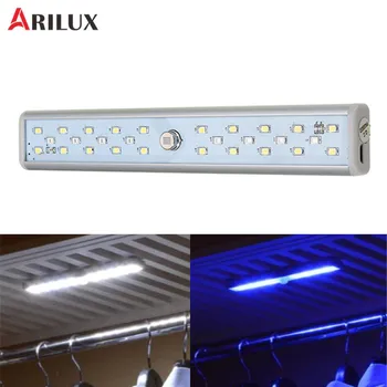 ARILUX Night Lights 20 White LED & 8 UV LED USB Rechargeable Light Sensor & PIR Motion Cabinet Light Washroom Closet Lamp
ARILUX Night Lights 20 White LED & 8 UV LED USB Rechargeable Light Sensor & PIR Motion Cabinet Light Washroom Closet Lamp