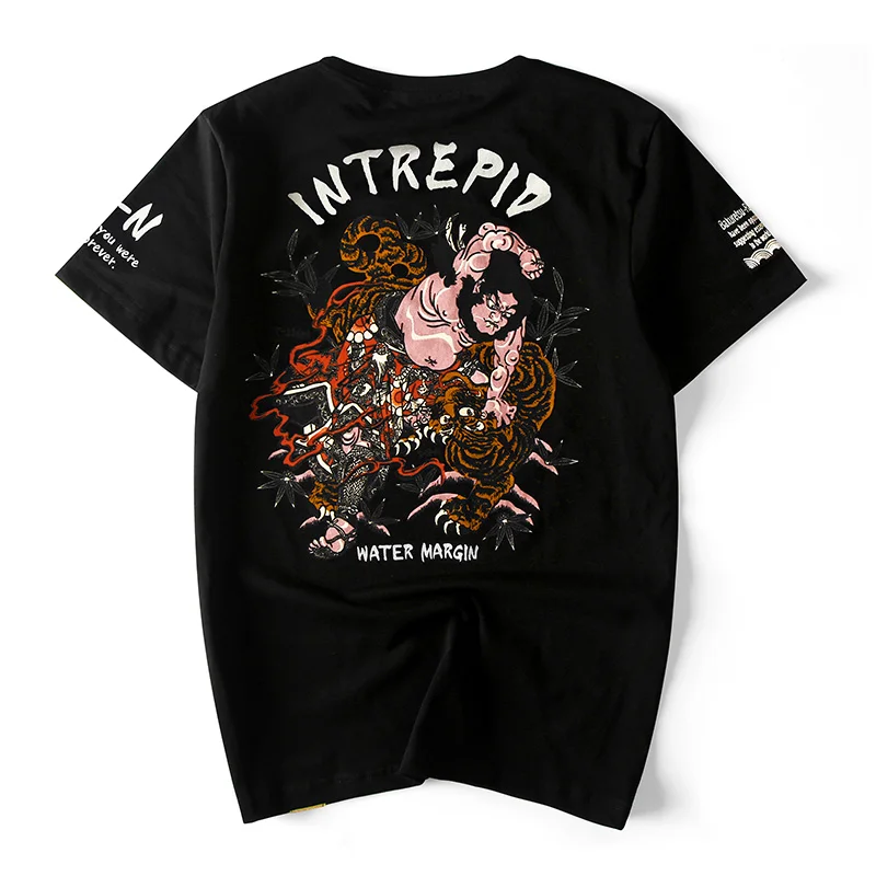 2020 TRUST DREAM Men Culture t-shirt 3D Tiger Slim Intrepid O-neck Summer Man Breathable short Black tshirt Male Cothings
2020 TRUST DREAM Men Culture t-shirt 3D Tiger Slim Intrepid O-neck Summer Man Breathable short Black tshirt Male Cothings