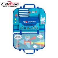Cartoon Car Seat Back Organizer Storage Hang Bag Stowing Tidying Baby Travel Automobiles Interior Accessories Protector Cover image